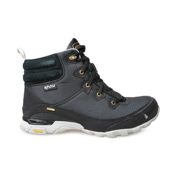 Ahnu Women's Black Sugarpine II Waterproof Ankle Hiking Boots Size 6 - Picture 1 of 7